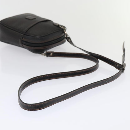 Bally Vintage Shoulder Bag PVC and Leather, Black, PVC, Shoulder Bag