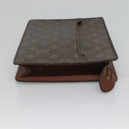 Louis Vuitton Pochette Homme Monogram Canvas, BROWN, CANVAS, Clutche & pouche