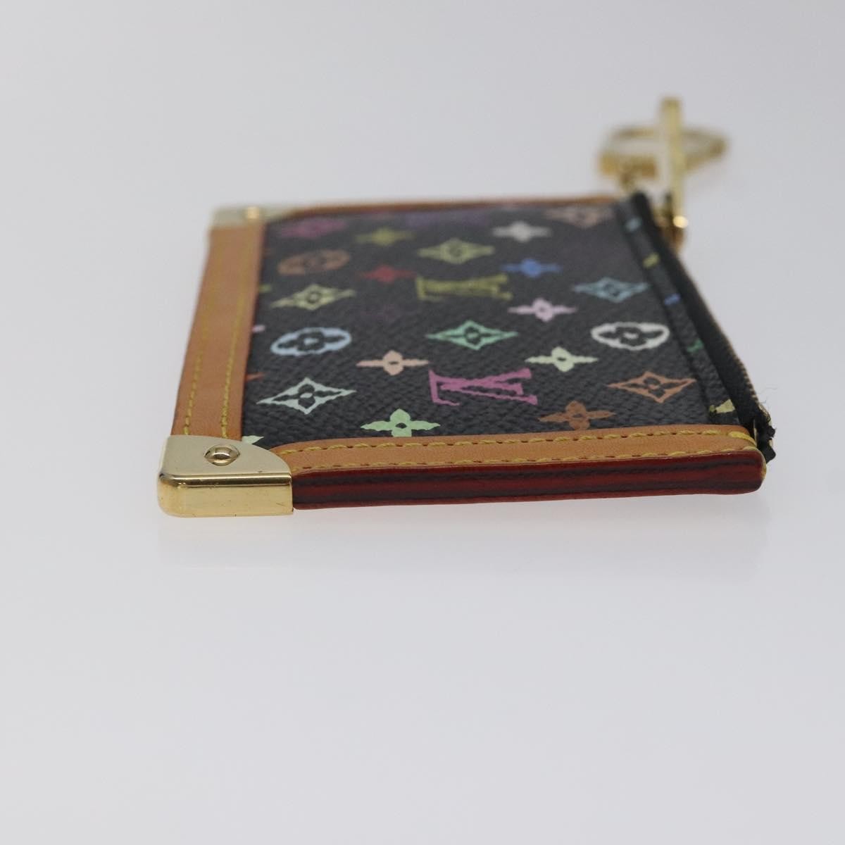 Louis Vuitton Pochette Clés Monogram Canvas, BLACK, CANVAS, Wallets