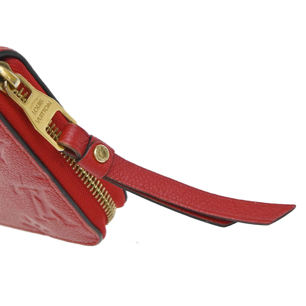 Louis Vuitton Portefeuille zippy Monogramme Empreinte Monogramme Empreinte, RED, LEATHER, Wallets