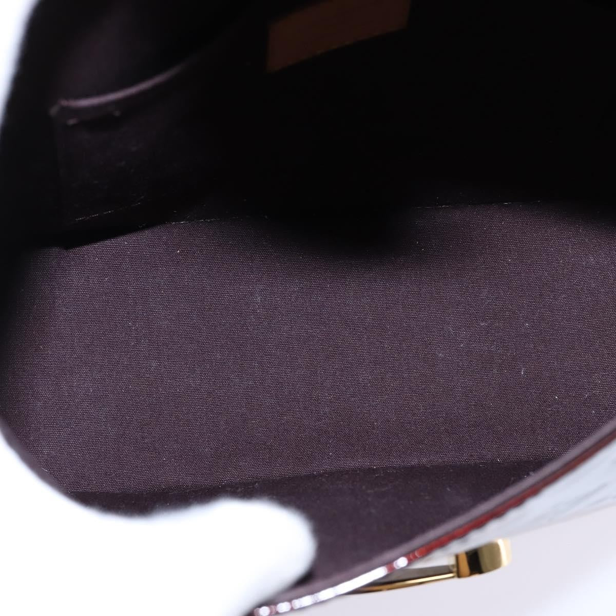 Louis Vuitton Bellflower Handbag Monogram Vernis, BURGUNDY, PATENT_LEATHER, Shoulder bag