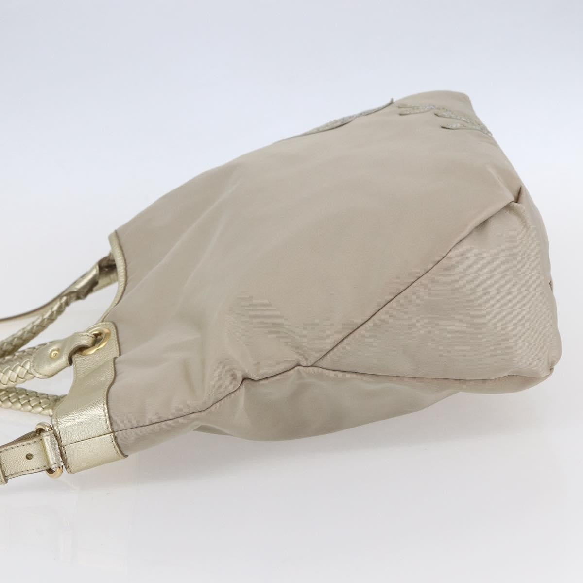 Salvatore Ferragamo Vintage Top handle handbag Nylon, BEIGE, NYLON, Tote bag