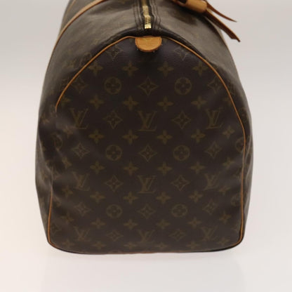 Louis Vuitton Keepall Bag Monogram Canvas, BROWN, CANVAS, Travel bag