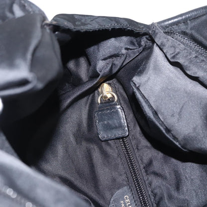 Celine Vintage Shoulder Bag Nylon, BLACK, NYLON, Shoulder bag