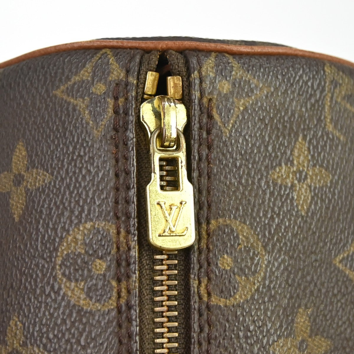Louis Vuitton Papillon Handbag Monogram Canvas, Brown, Canvas, Handbag