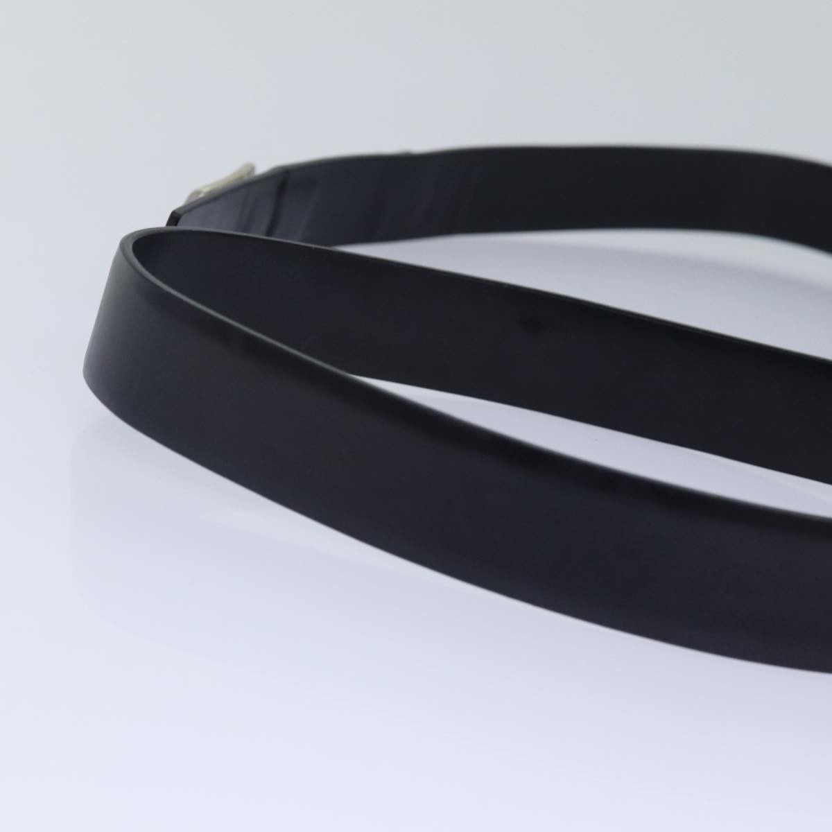 Chanel Buckle Belt Leather, BLACK, LEATHER, Belts