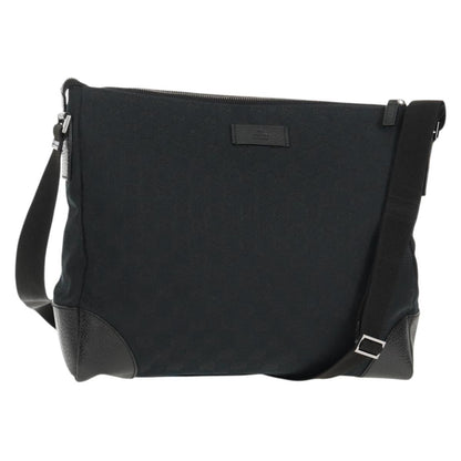 Gucci Original Messenger GG Canvas, BLACK, CANVAS, Shoulder bag