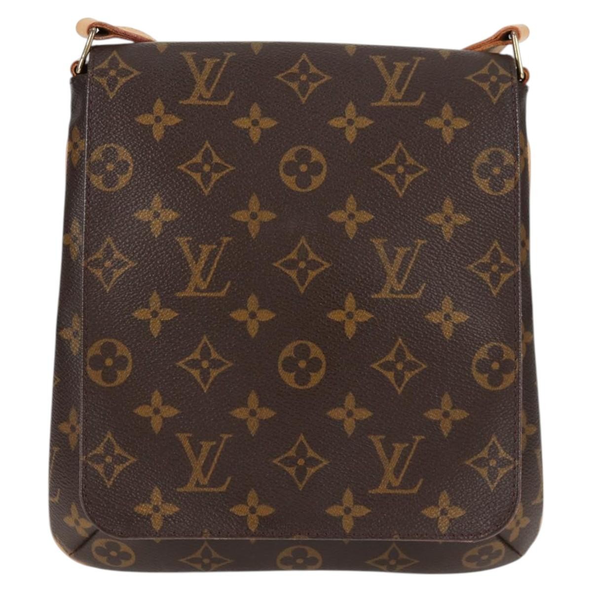 Louis Vuitton Musette Salsa Handbag Monogram Canvas, BROWN, CANVAS, Handbag