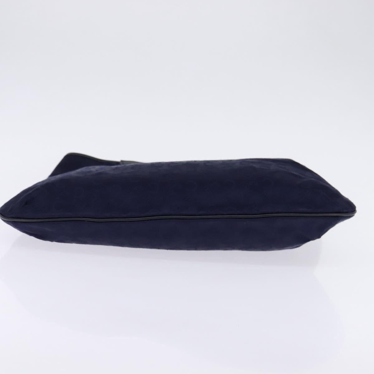 Celine C Sulky Handbag Canvas, NAVY, CANVAS, Handbag