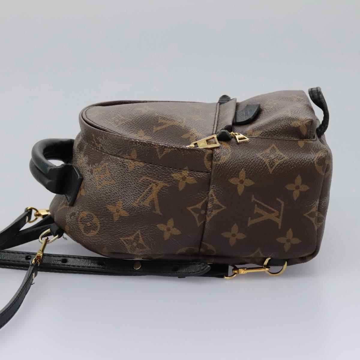 Louis Vuitton Palm Springs Backpack Monogram Canvas, BROWN, CANVAS, Backpack