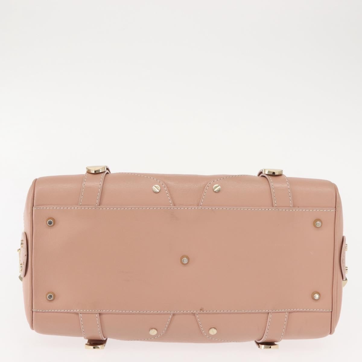 Versace Vintage Medusa Belt Bag Leather, PINK, LEATHER, Handbag