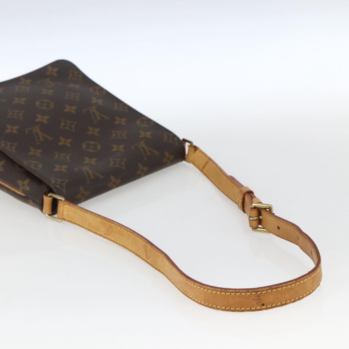 Louis Vuitton Musette Salsa Handbag Monogram Canvas, BROWN, CANVAS, Shoulder bag