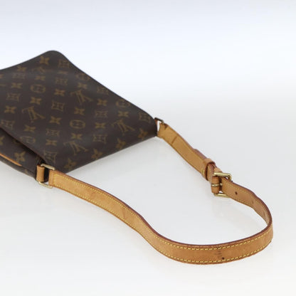 Louis Vuitton Musette Salsa Handbag Monogram Canvas, BROWN, CANVAS, Shoulder bag