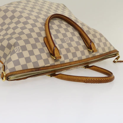 Louis Vuitton Riviera Handbag Damier, WHITE, CANVAS, Handbag