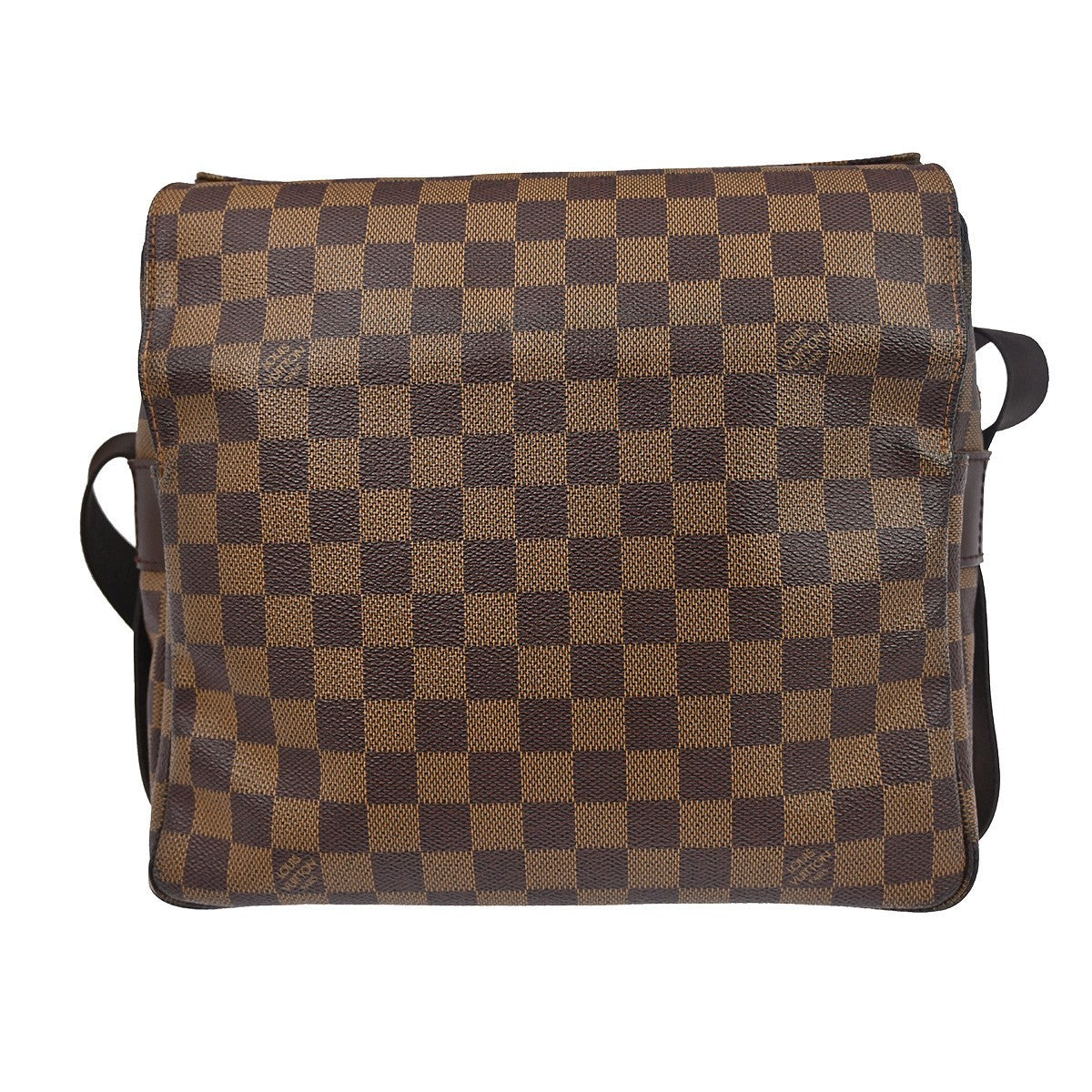 Louis Vuitton Naviglio Handbag Damier, BROWN, CANVAS, Shoulder bag