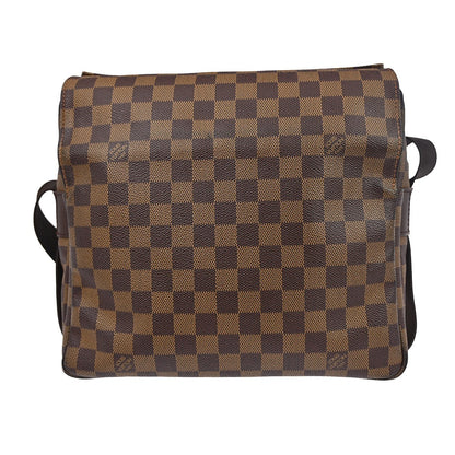 Louis Vuitton Naviglio Handbag Damier, BROWN, CANVAS, Shoulder bag