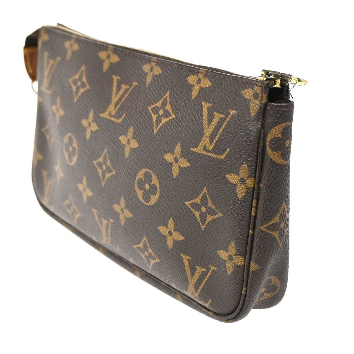 Louis Vuitton Pochette Accessoires NM Monogram Canvas, BROWN, CANVAS, Clutche & pouche