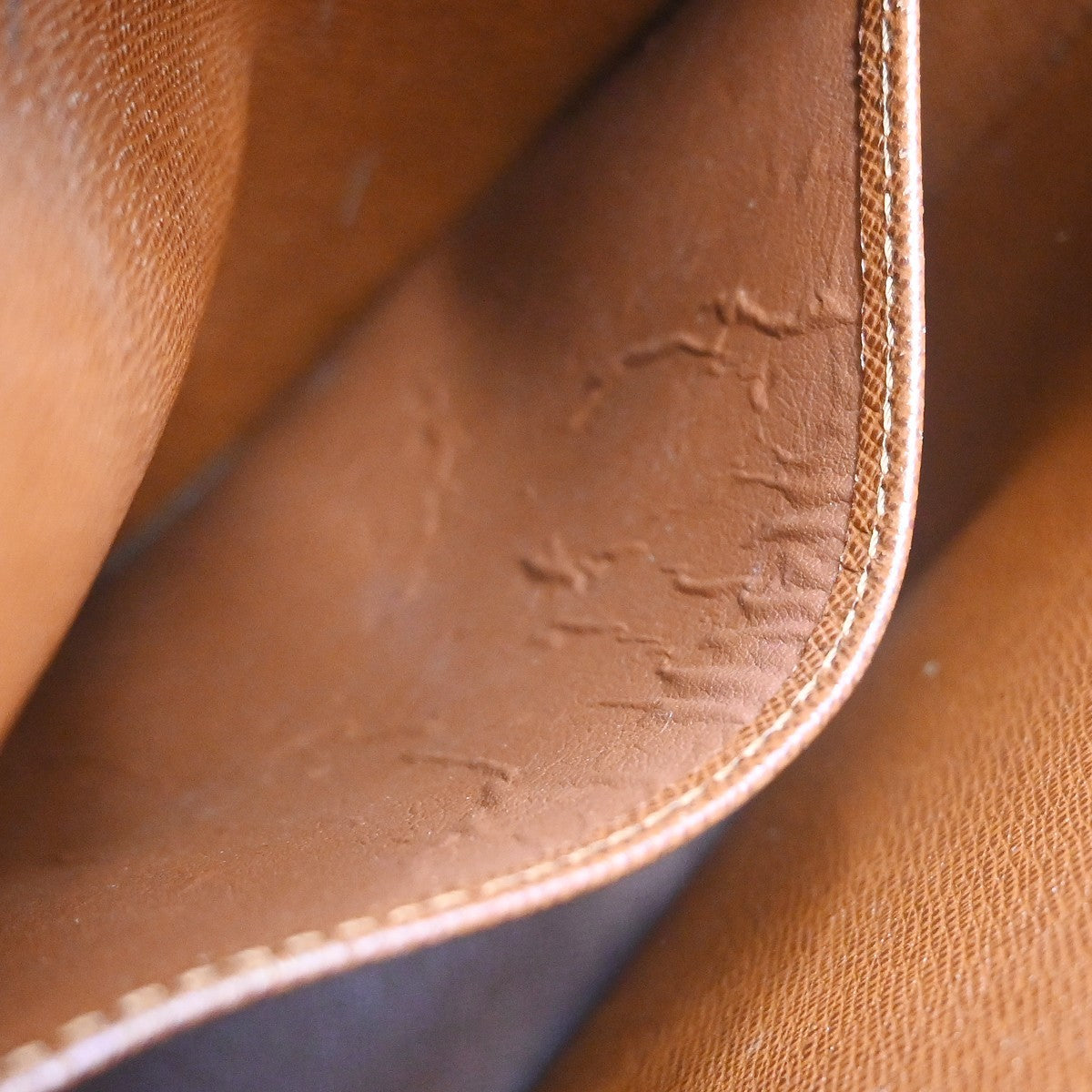 Louis Vuitton Drouot Handbag Monogram Canvas, Brown, Canvas, Shoulder Bag