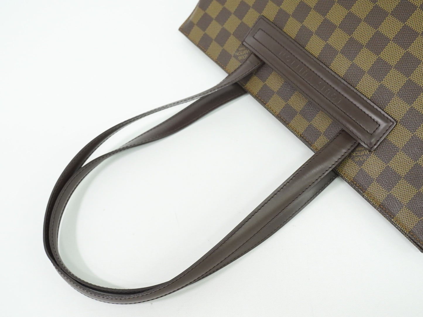 Louis Vuitton Parioli Handbag Damier, BROWN, CANVAS, Tote bag