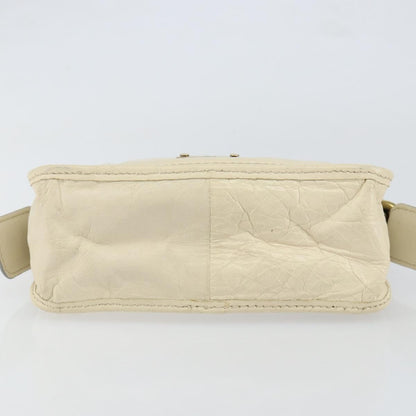 Chloe Vintage handbag Leather, WHITE, LEATHER, Handbag