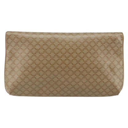 Celine Macadam Pochette Canvas and Leather, BEIGE, CANVAS, Clutche & pouche