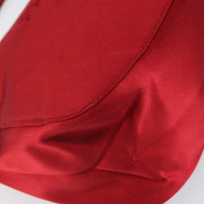 Prada Vintage Shoulder Bag Satin, RED, SILK, Shoulder bag