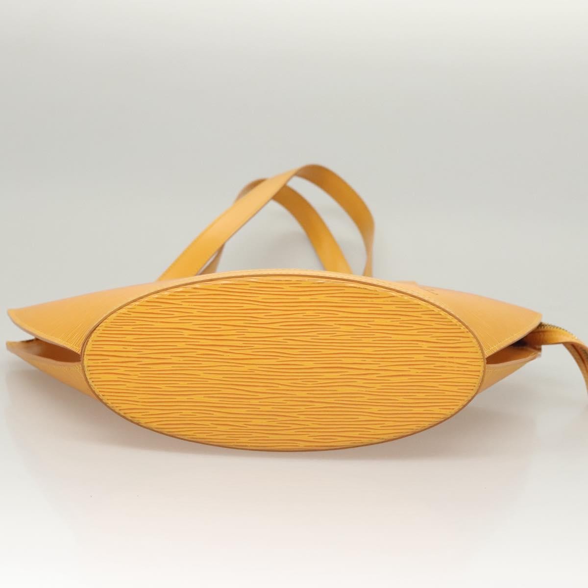 Louis Vuitton Saint Jacques Handbag Epi Leather, YELLOW, LEATHER, Handbag