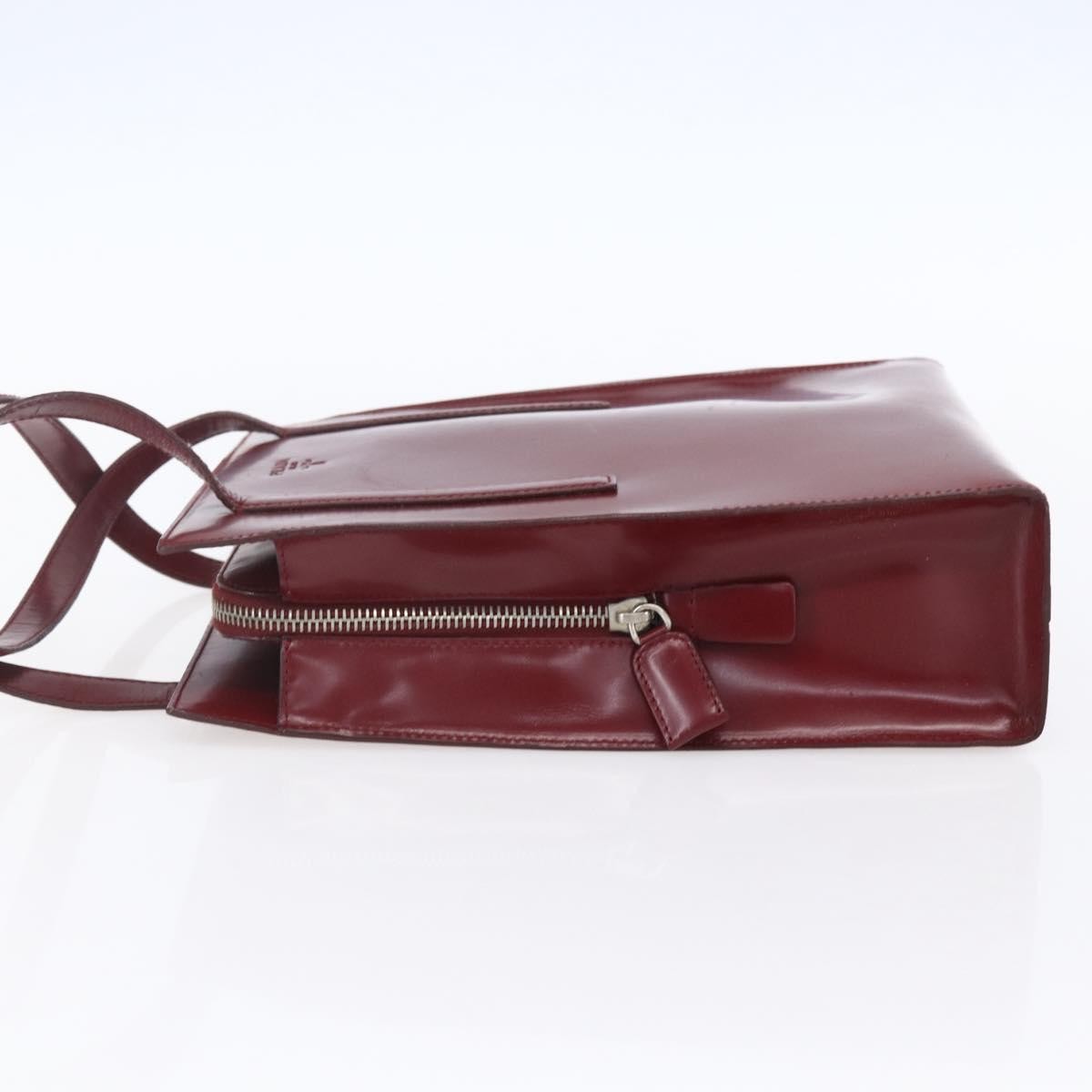 Prada Zip Shopping Tote Leather, RED, OTHER, Tote bag