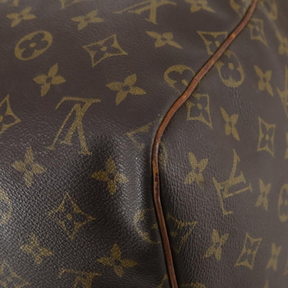 Louis Vuitton Keepall Bag Monogram Canvas, BROWN, CANVAS, Handbag