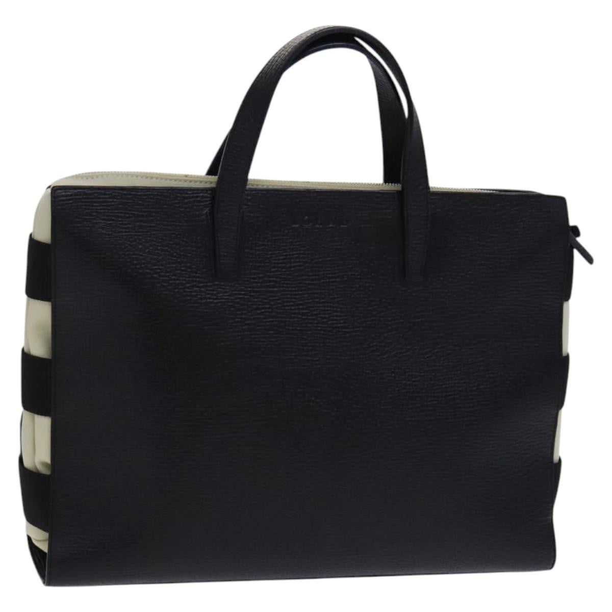 Loewe Vintage Handbag Leather, BLACK, LEATHER, Handbag
