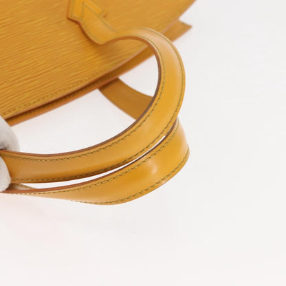 Louis Vuitton Saint Jacques Handbag Epi Leather, YELLOW, LEATHER, Handbag