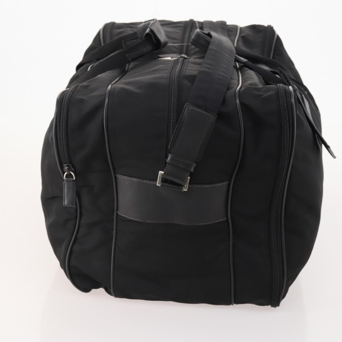 Prada Vintage Boston Bag Nylon, Black, Nylon, Travel Bag