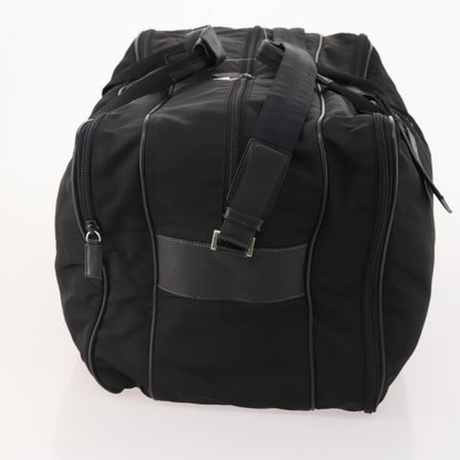 Prada Vintage Boston Bag Nylon, Black, Nylon, Travel Bag