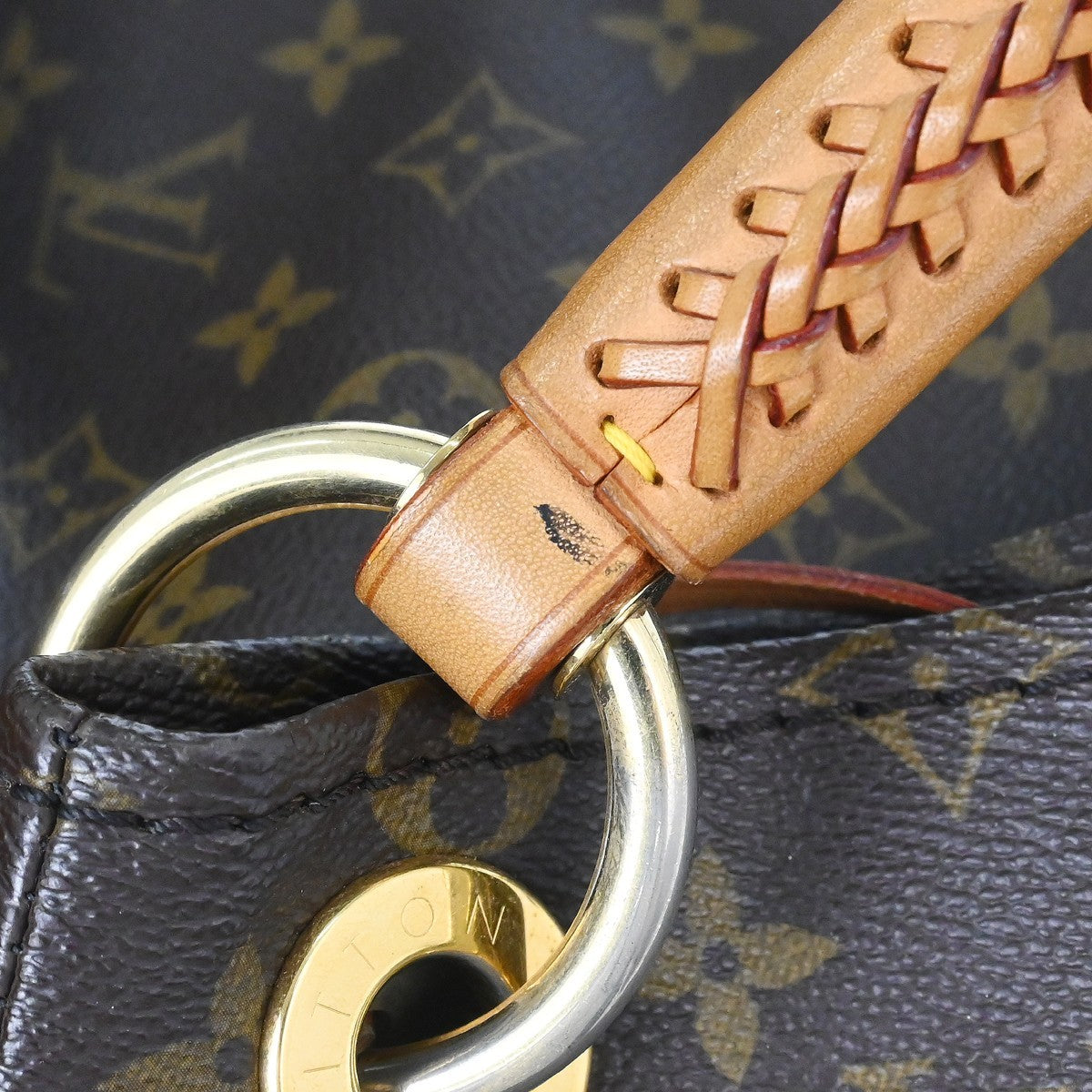 Louis Vuitton Artsy Handbag Monogram Canvas, Brown, Canvas, Handbag