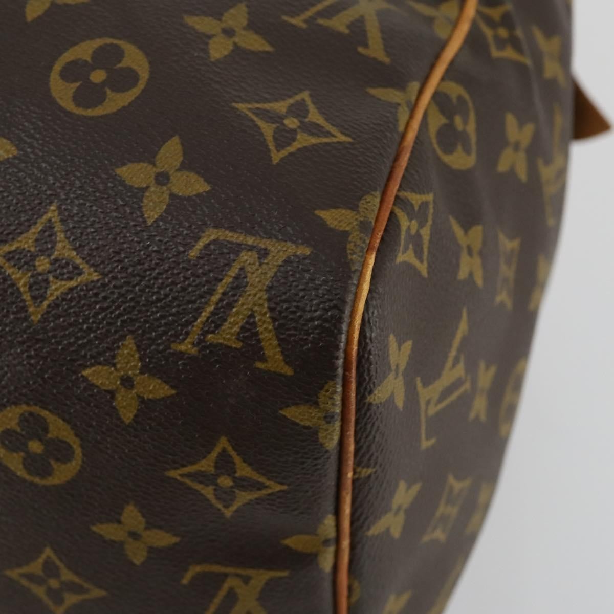 Louis Vuitton Sac Souple Handbag Monogram Canvas, BROWN, CANVAS, Travel bag