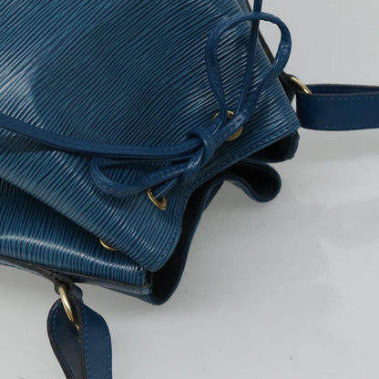 Louis Vuitton Petit Noe Handbag Epi Leather, BLUE, LEATHER, Handbag