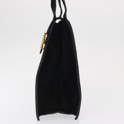 Prada Vintage Handbag Suede, BLACK, SUEDE, Handbag