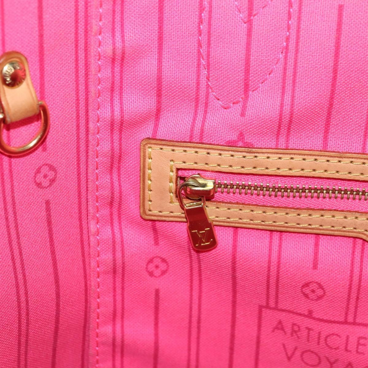 Louis Vuitton Neverfull Tote Limited Edition Monogram Roses, BROWN, CANVAS, Tote bag