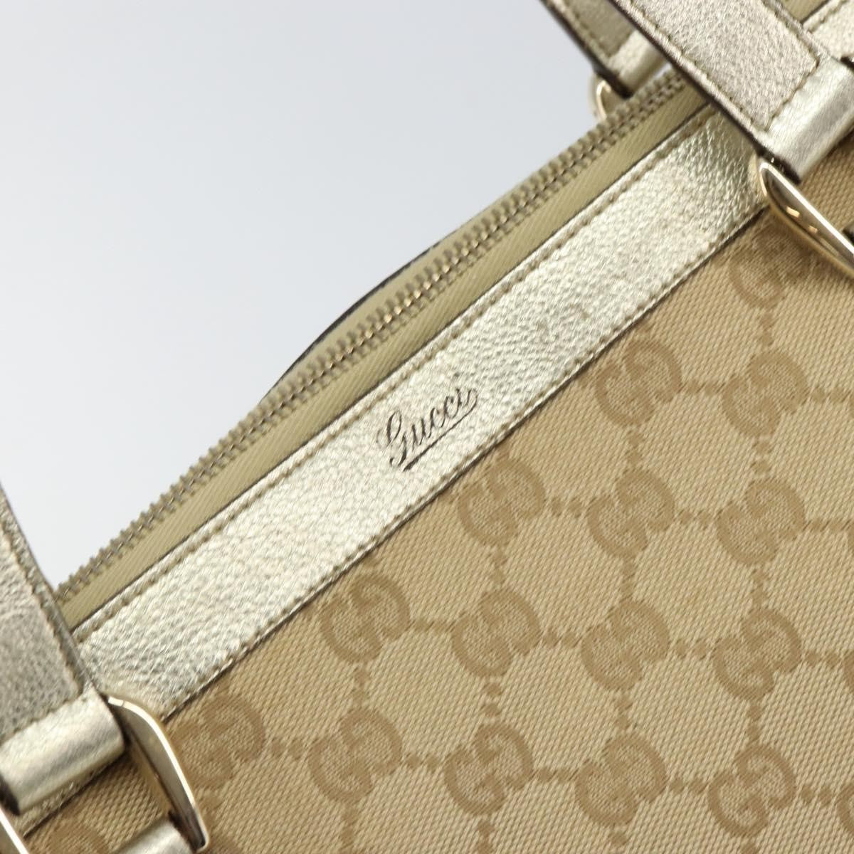 Gucci Abbey Tote GG Canvas, BEIGE, CANVAS, Tote bag