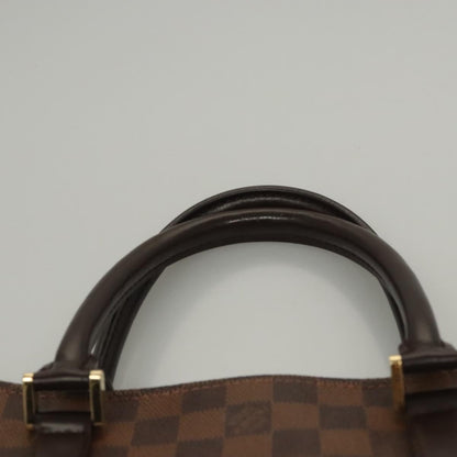 Louis Vuitton Sac Plat Bag Damier, BROWN, CANVAS, Handbag