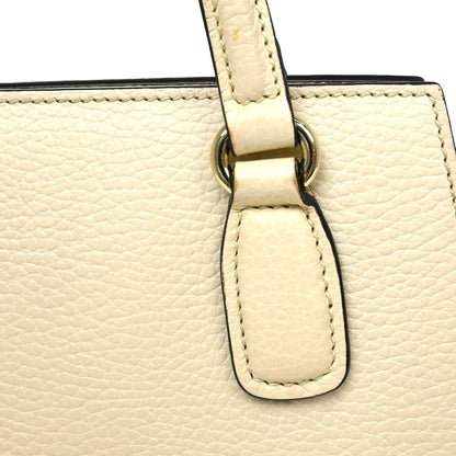 Gucci Soho Shoulder Bag Leather, White, Leather, Handbag