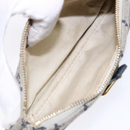 Louis Vuitton Anne Sophie Clutch Mini Lin, BLUE, CANVAS, Clutche & pouche