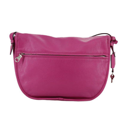 Loewe Heritage Messenger Leather, PINK, LEATHER, Shoulder bag