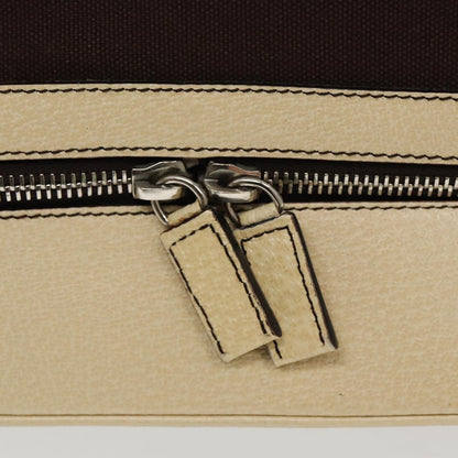 Prada Vintage Handbag Canvas, BROWN, CANVAS, Handbag