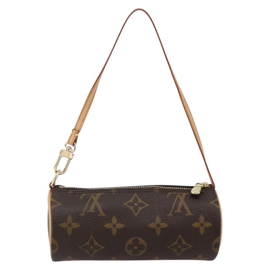 Louis Vuitton Papillon Pochette Monogram Canvas, BROWN, CANVAS, Handbag