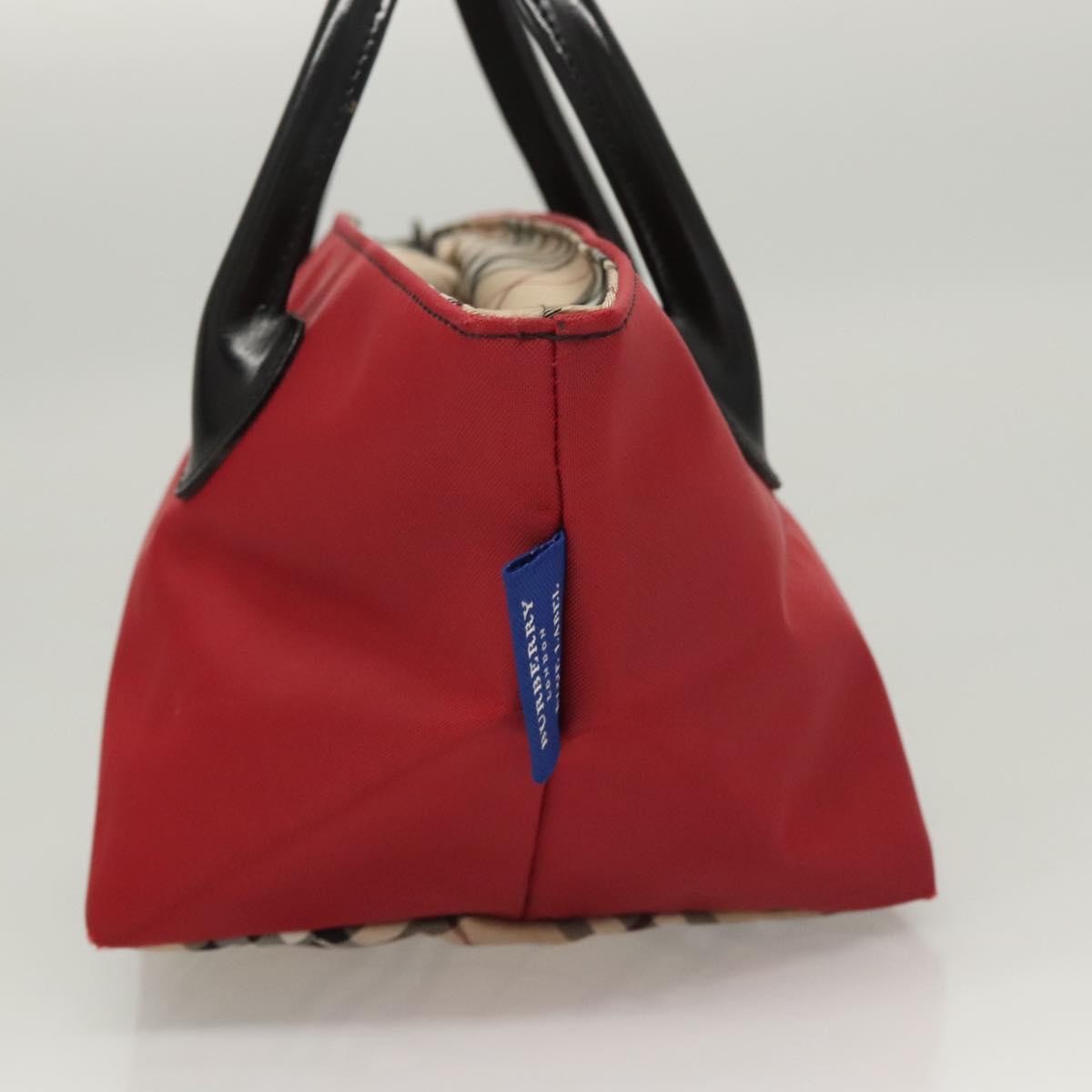Burberry Nova Check Tote Nylon, RED, NYLON, Tote bag
