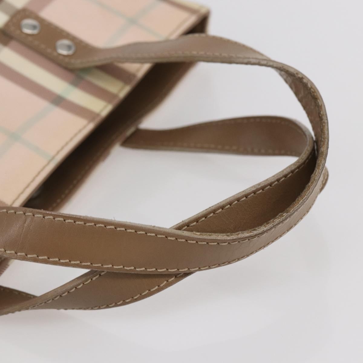 Burberry Nova Check Tote canvas check pattern, PINK, CANVAS, Tote bag
