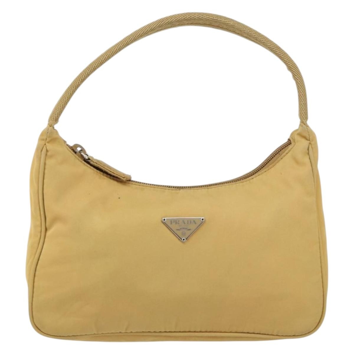 Prada Re-Edition 2000 Hobo Tessuto, BEIGE, NYLON, Handbag