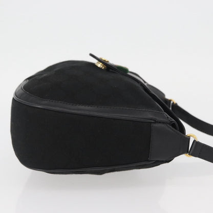 Gucci Sherry line shoulder bag Canvas, Black, Canvas, Shoulder Bag