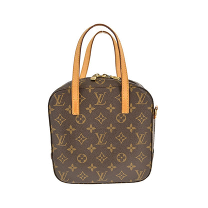 Louis Vuitton Spontini Handbag Monogram Canvas, BROWN, CANVAS, Handbag